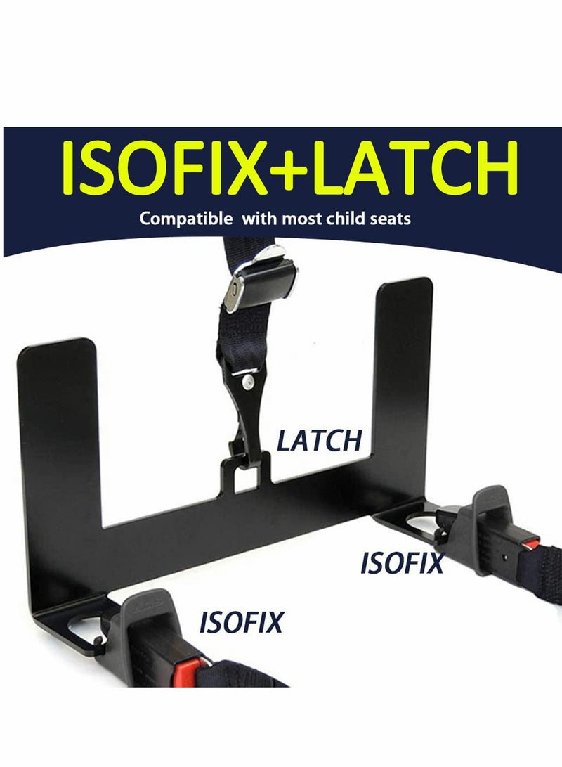 مجموعة تثبيت مقعد الأطفال ISOFIX العالمية - تأمين سلامة طفلك من خلال التركيب السهل - Image 4