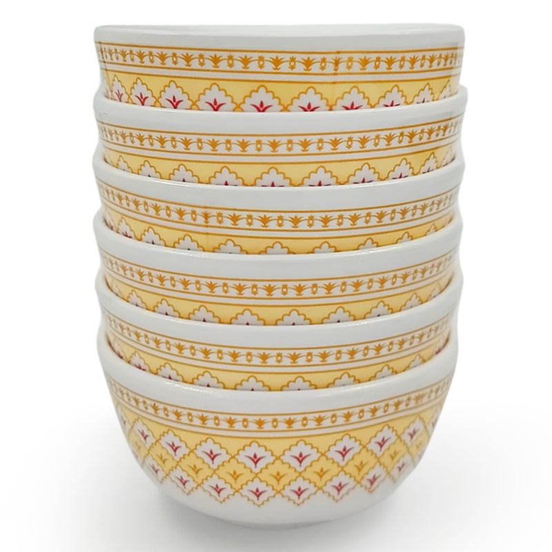 Superware | Pure Melamine | Katori Set - Platinum 3.5” (6 nos.) | Stain Free, Glazed Finish - Image 1