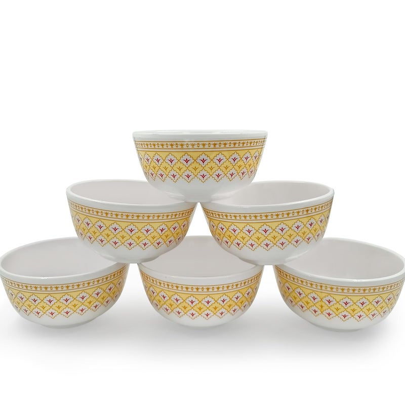 Superware | Pure Melamine | Katori Set - Platinum 3.5” (6 nos.) | Stain Free, Glazed Finish - Image 4