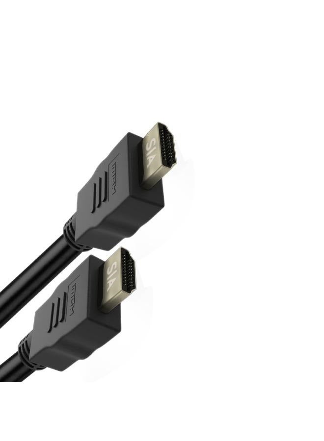 sia HDMI PVC CABLE 4K 2.0V OD 2.8*12.5 Legnth:  5M - Image 1