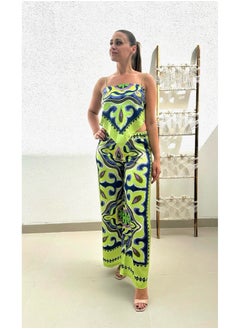 Alorabella Kira Co-ord - Lime  - Image 1