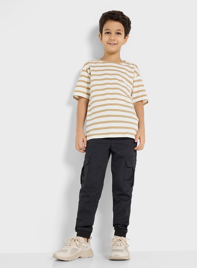 ريبلز مع نمشي تيشيرت بويز دروب شولدر - Image 4