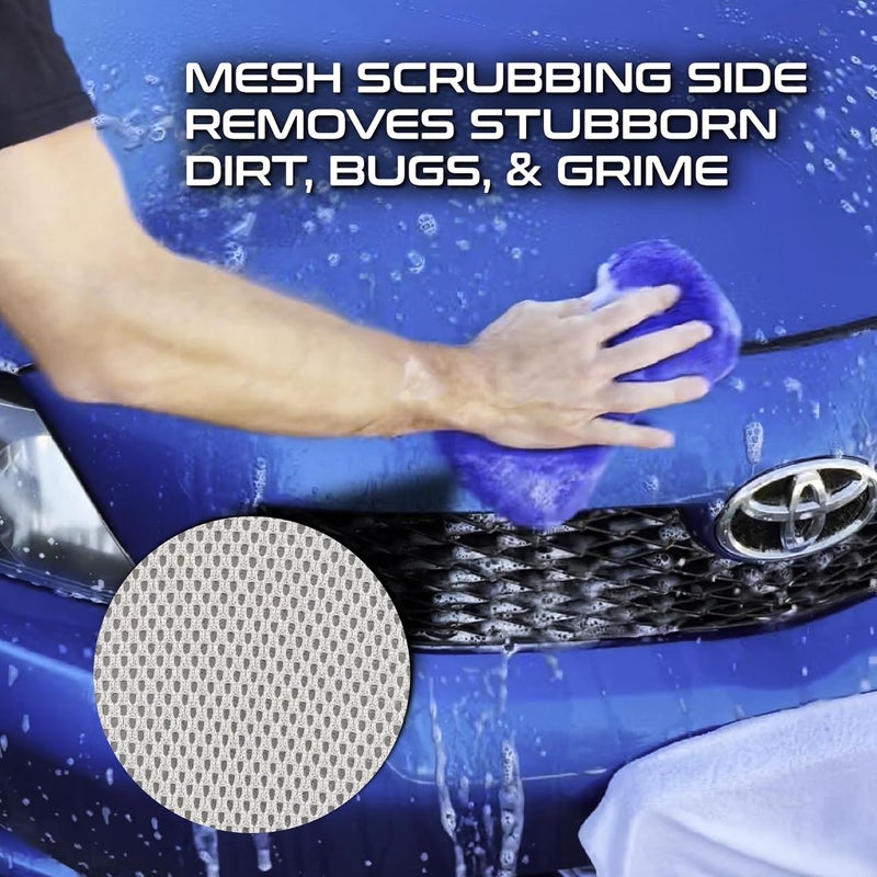 Formula 1 Super Sponge - Two-Sided Microfiber Wash & Scrub Sponge - Image 2