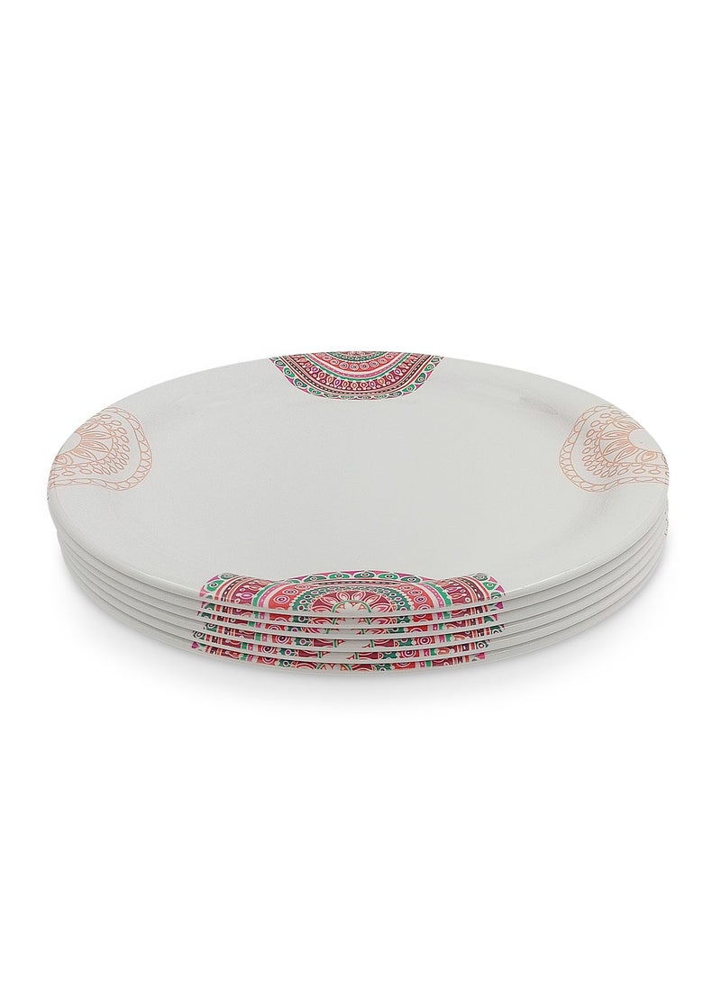 Superware Superware | Pure Melamine | Small Plate Set – Festive 7.5” (6 nos.) | Stain Free, Glazed Finish  - Image 2