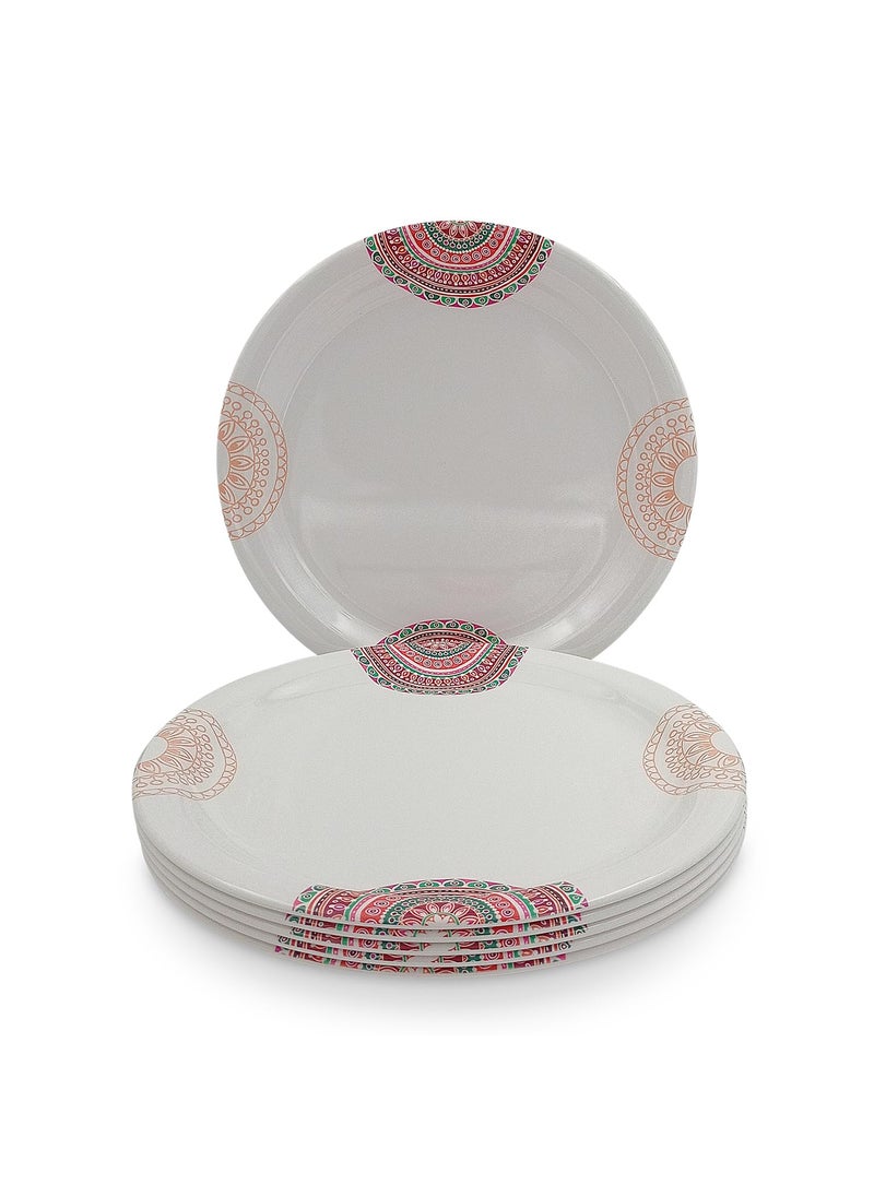 Superware Superware | Pure Melamine | Small Plate Set – Festive 7.5” (6 nos.) | Stain Free, Glazed Finish  - Image 1
