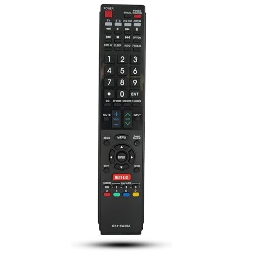 Kassionel New Replaced Remote Control GB118WJSA Fit for Sharp AQUOS TV GB004WJSA GB005WJSA GA890WJSA GB105WJSA GA935WJSA - Image 1