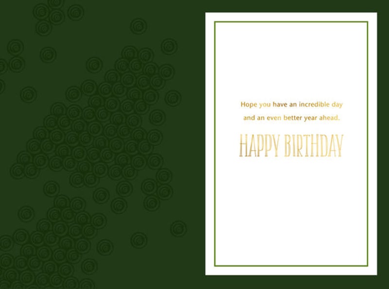 Hallmark Birthday Card for Men (Golf) - Image 2