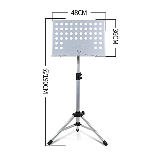 Belear A-7 White Notation Stand, Height Adjustment, Music Lyrics Stand - Image 2