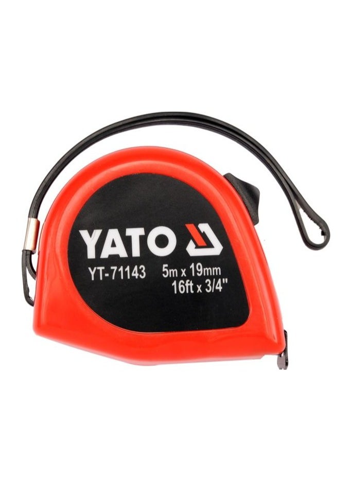 Yato YATO Measuring Tape 5Mx19mm Double Blister Card 