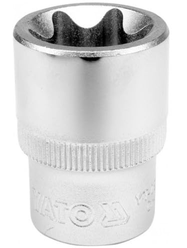 Yato Yato YT05222 Torx Socket E12 x 28mm for 12 Drive S2 Steel Chromium Plated Home Mechanical Tool - Image 3