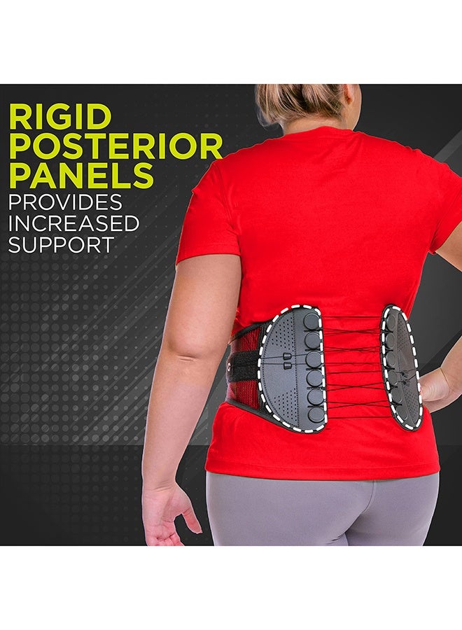Arabest Spine Sport Back Brace - Athletic Men's and Women's Workout Lumbar Corset for Exercising, Running, Golfing, Driving, Fishing, Active Nurses and Police Work (Large) - Image 5