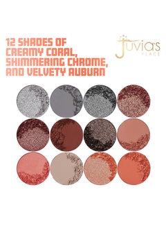 Juvia's Place Juvia's Place Palette The Nubian 3 Coral - Peachy Neutrals, Muted Hues, Shades of 12, Matte & Shimmer Shades, Pigmented Makeup Palette Eye Color & Shine, Pressed  - Image 3