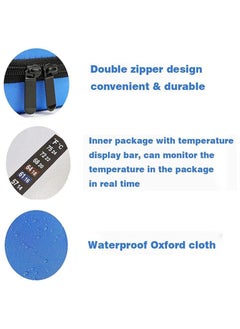 Bukela Insulin Cooler Travel Case with 3 Ice Packs for Travel- EVA Medication Diabetic Travel Case for Insulin Pen, Glucose Meter and Diabetic Supplies  - Image 3