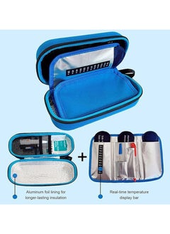 Bukela Insulin Cooler Travel Case with 3 Ice Packs for Travel- EVA Medication Diabetic Travel Case for Insulin Pen, Glucose Meter and Diabetic Supplies  - Image 5
