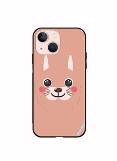 Protective Case Cover For Apple iPhone 14 Plus Lama Cartoon Face Design Multicolour