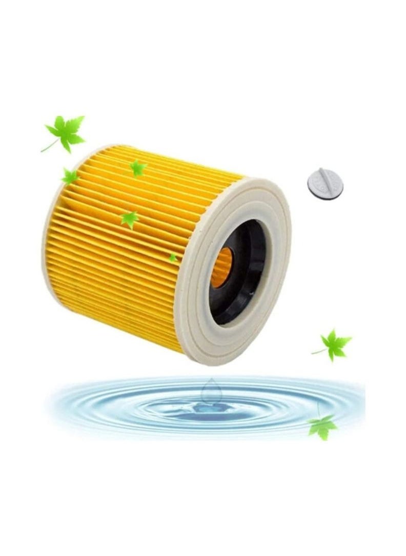 Geneaire Vacuum filter; Compatible with Karcher wet and dry vacuum cleaners  - Image 1