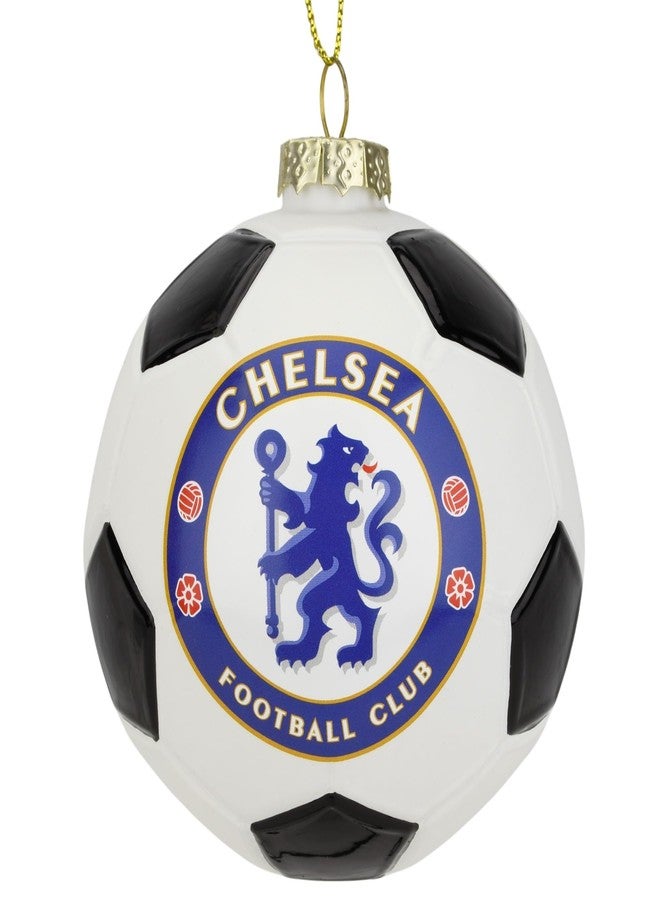 Tree Buddees x Chelsea F.C. Official Football Club Bauble Limited Edition Christmas Ornament - Premier League Soccer Team (Chelsea F.C. Glass Ball) - Image 1