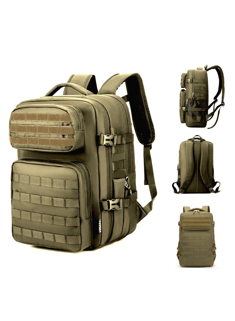XiuWoo Lightweight Large Survive Capacity Camping Hiking Backpack, Hunting Backpack, Waterproof Tactical Backpack, Rucksack Outdoor Traveling Daypacks, Traveling Bag  - Image 1