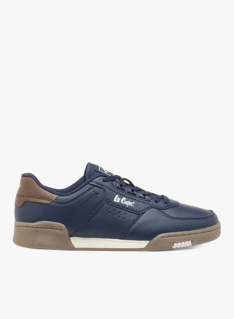 Men's Panelled Lace-Up Sneakers