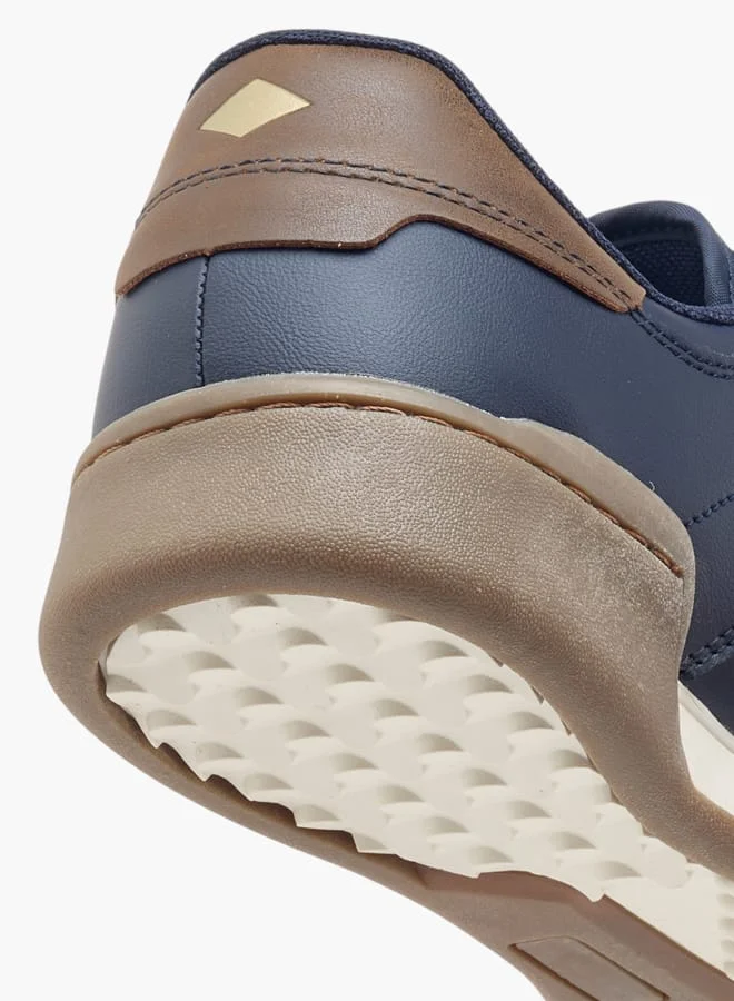 Lee Cooper Men's Panelled Lace-Up Sneakers