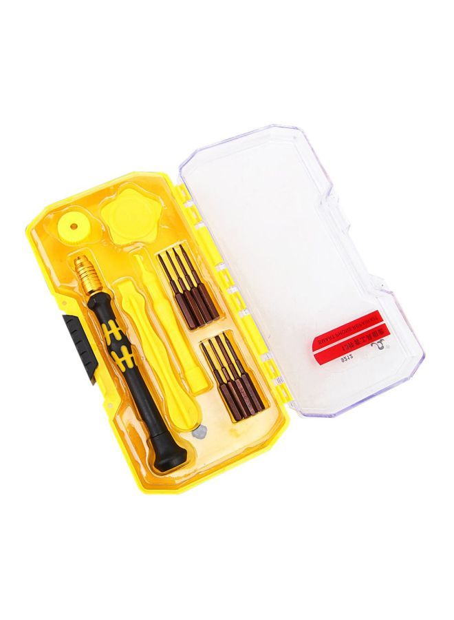 NIBEMINENT 13-Piece Multi-Function Mobile And Computer Disassemble Tools Brown/Black/Yellow  - Image 1