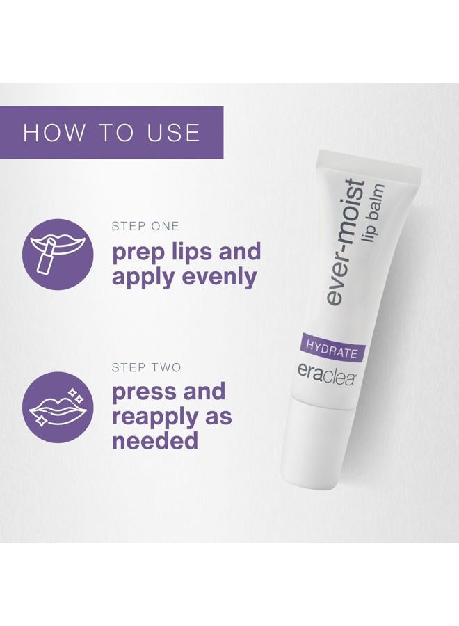 eraclea Ever-Moist Lip Balm, Lip Repair Treatment for Dry, Chapped Lips, Lip Moisturizer with Beeswax, Hyaluronic Acid and Shea Butter, Anti-Aging Cracked Lip Repair for Youthful Lips (0.4 oz) - Image 4