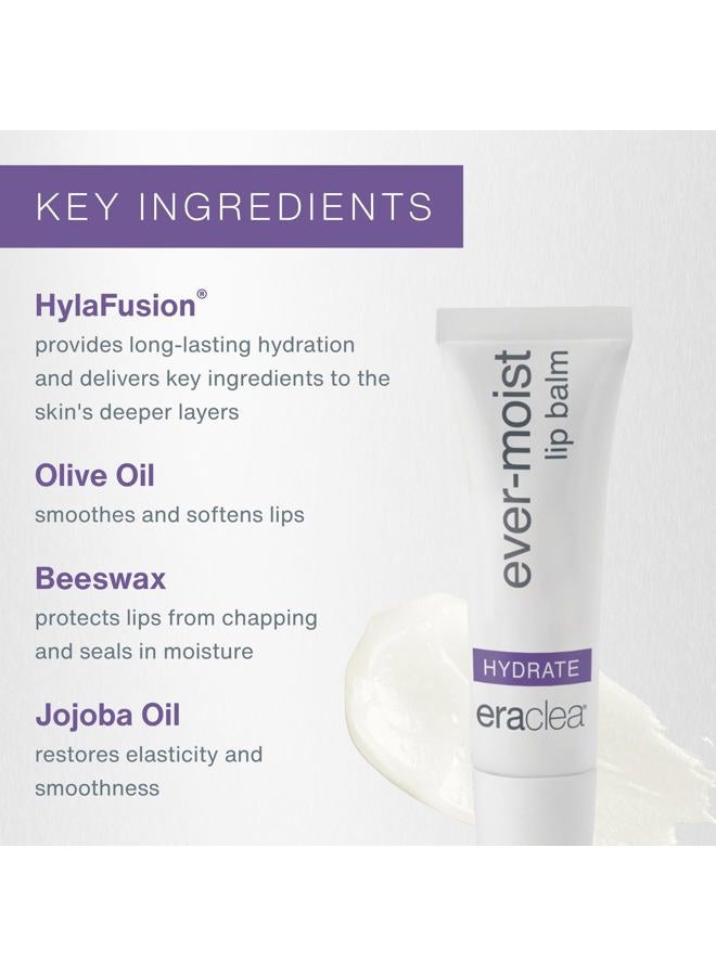 eraclea Ever-Moist Lip Balm, Lip Repair Treatment for Dry, Chapped Lips, Lip Moisturizer with Beeswax, Hyaluronic Acid and Shea Butter, Anti-Aging Cracked Lip Repair for Youthful Lips (0.4 oz) - Image 2