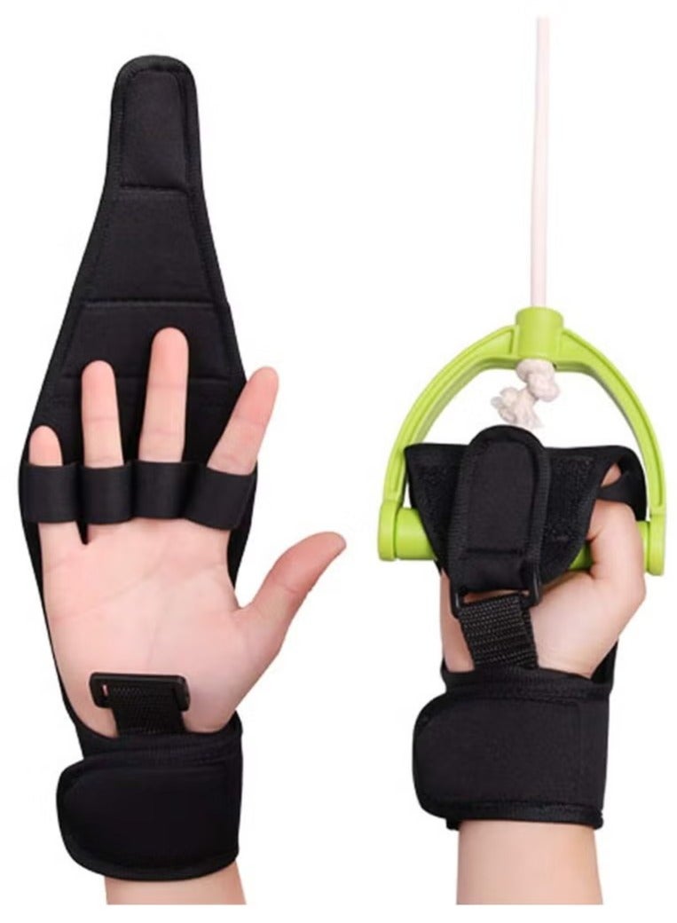 Generic Finger Splint Brace Ability, Finger Gloves Brace Elderly Fist Stroke Hemiplegia Hand Training  - Image 1