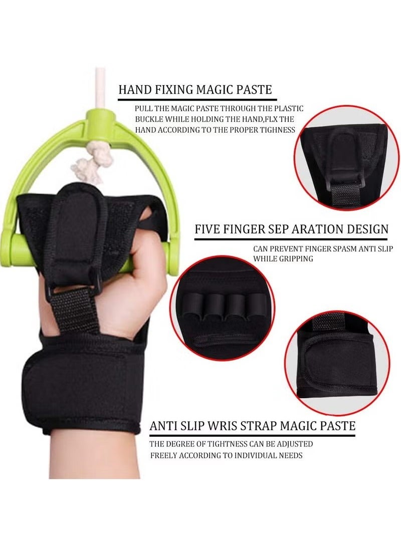 Generic Finger Splint Brace Ability, Finger Gloves Brace Elderly Fist Stroke Hemiplegia Hand Training  - Image 3