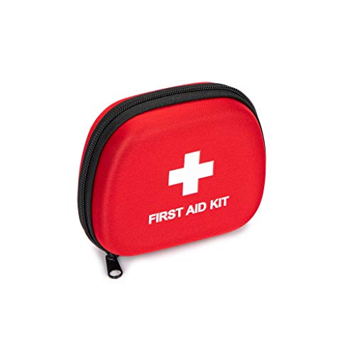 Jipemtra First Aid Hard Case Empty, First Aid Hard Case First Aid EVA Hard Red Medical Bag for Home Health First Emergency Responder Camping Outdoors (5x4x1.8 Small) - Image 5