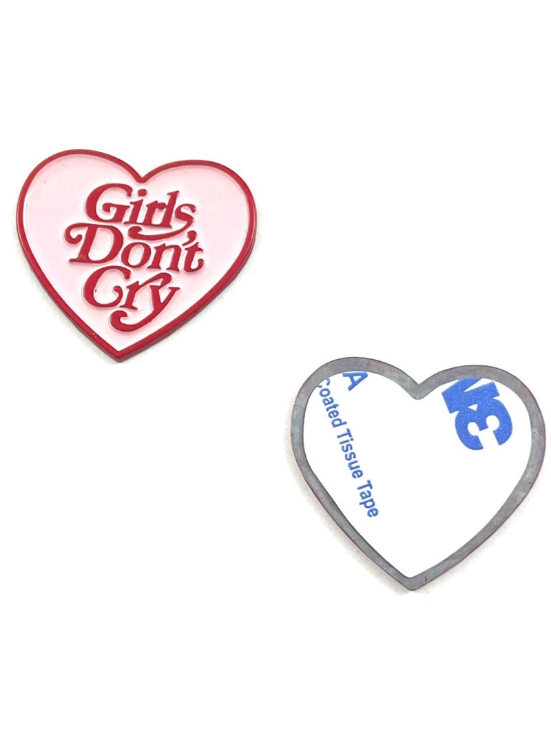 Girls Dont Gry Metal Sticker for Mobile or Any Smooth Surface - Image 2