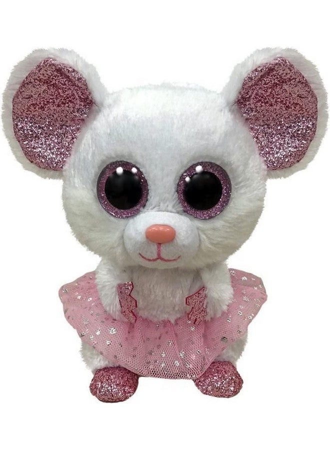 Ty دميه توبي - نينا الفأر لعبة محشوة، 15 سم - حيوان محشو ناعم ومريح مع تنورة توتو وردية لامعة - هدية رائعة للأطفال وجامعي التحف - Image 4