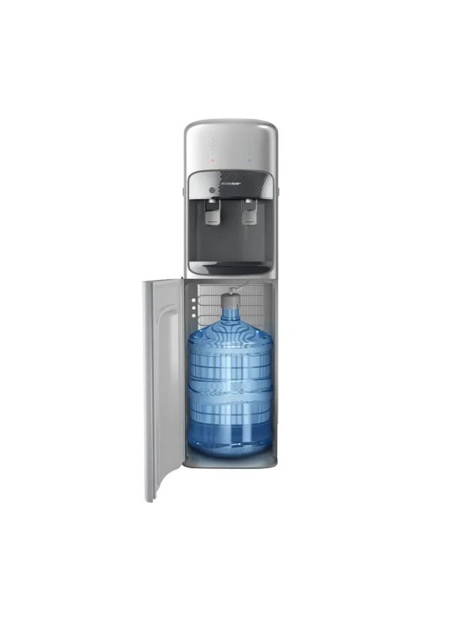 كولداير مبرد مياه بارد و ساخن كولدير Type A، عدد 2 حنفية، فضي - KWD-ABBL-2.1-SLIVR - Image 1