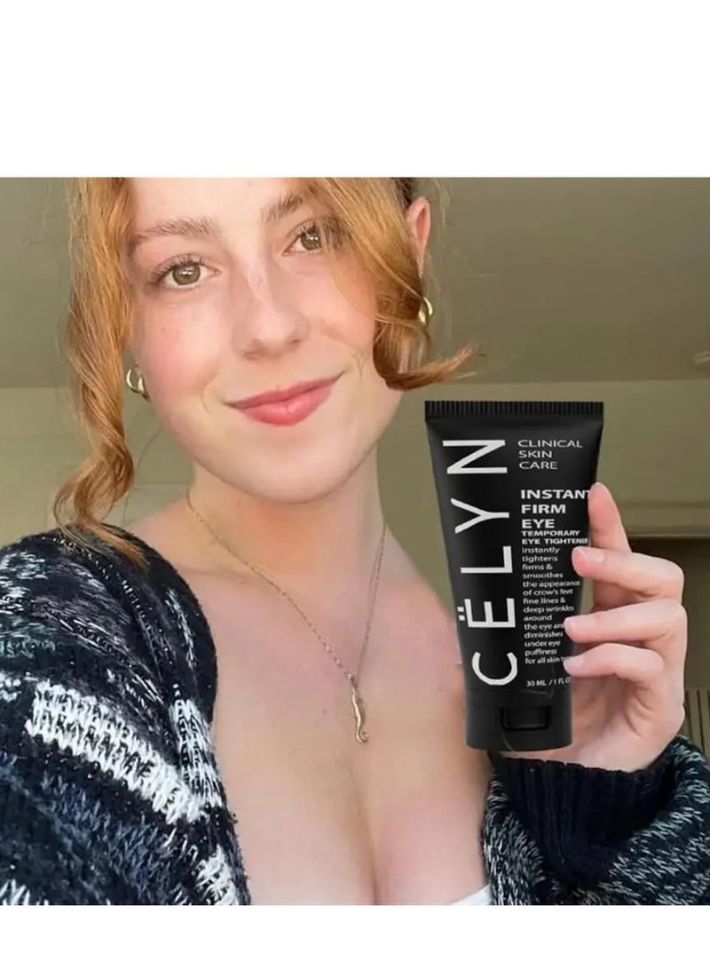 سيلين Celyn Wrinkle Eye Care Temporary Eye Bags Removal Eyes Cream Eye Cream Eye Firming Eye Lifting Firming Eye Bag Removal Dark Circles Temporary Eye Tightener Eye Cream Eye Cream for Puffiness and Bags U 30ml - Image 2