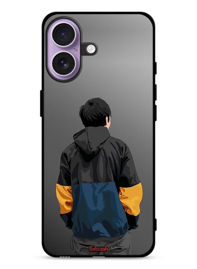 Tolwak Apple iPhone 17 Protective Case Cover Boy Portrait Art - Image 1