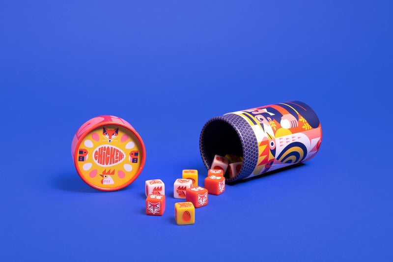 Keymaster Games Chicken! A Fast paced dice Game for Fun for Kids and Adults - Image 4