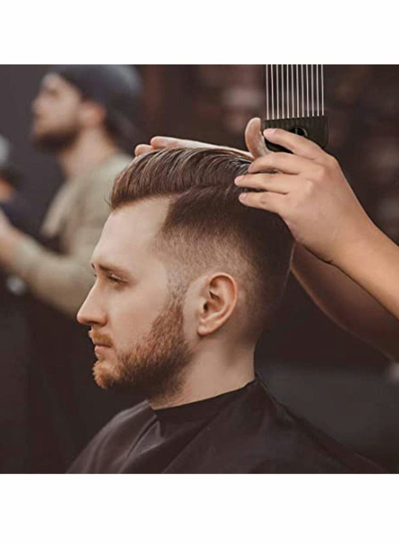 KASTWAVE Metal Hair Pick, 3 Pack Wide Tooth Afro Pick for Men, Hair pick for Curly Hair for Women, Afro Pick Lift Pick Comb Tool for Wig Braid Detangle, Hair Styling - Image 4