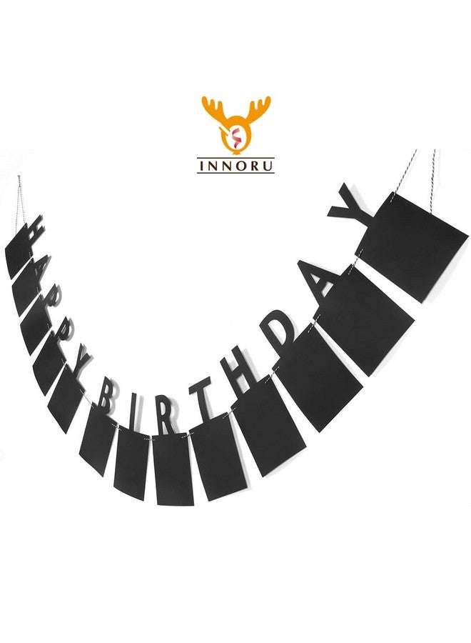 INNORU Happy Birthday Photo Banner Milestone Baby Shower Or Men And Women Birthday Banner Decor Birthday Party Photo Props - Image 4