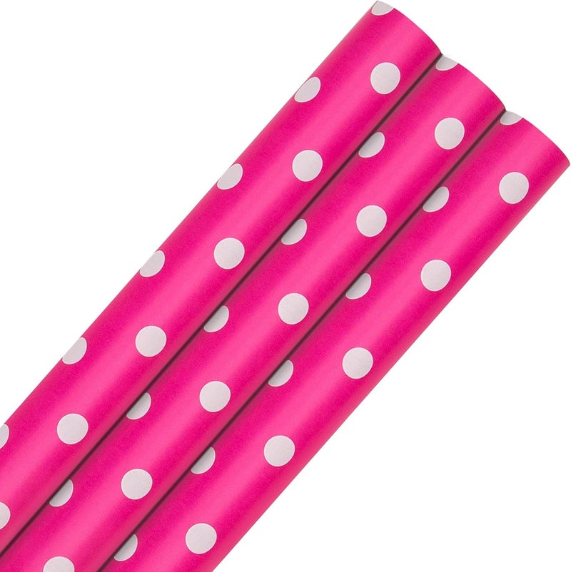 Gold Leaf GOLD LEAF Polka Dots Gift Wrapping Paper – Multicolor Gift Sheets for All Occasions, 50x70 cm, Folded Flat – Perfect for Christmas, Birthdays, Weddings, Baby Showers & Parties (15 Sheets)  - Image 5