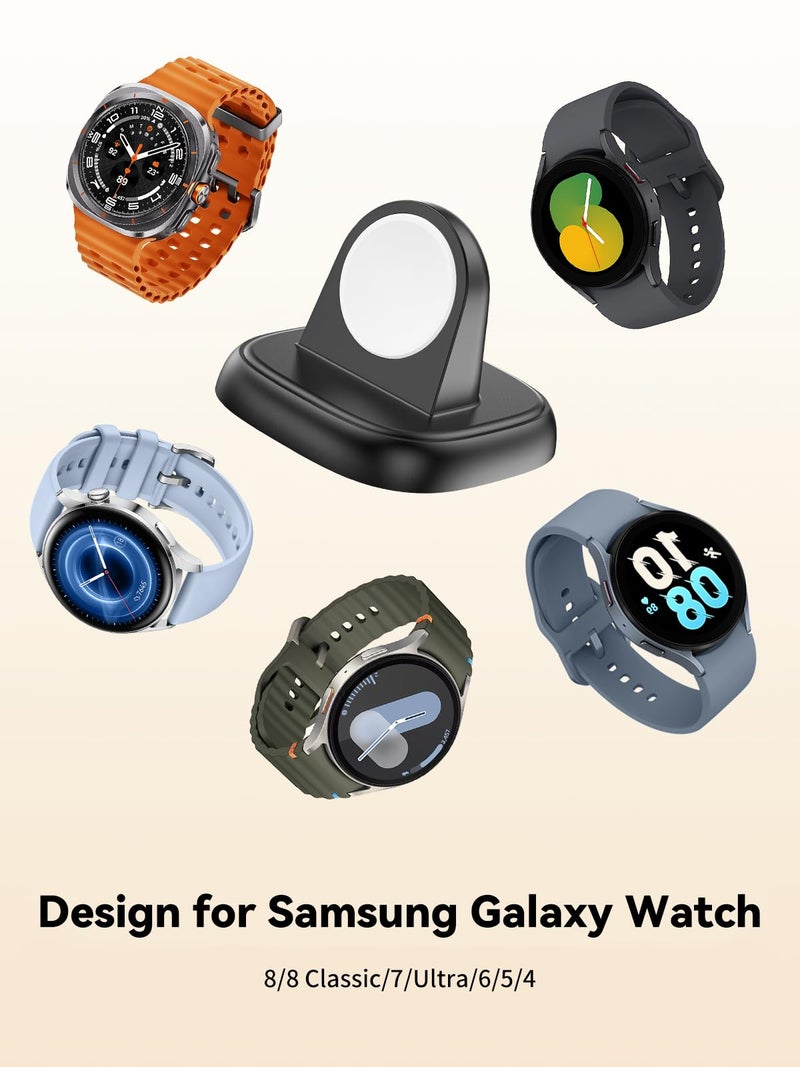 LVFAN Charger for Samsung Galaxy Watch 8/8 Classic / 7 / Ultra / 6/5 / 4, Charger Stand Dock Replacement Accessories, Magnetic Wireless Charging Cable Cord Station - Image 2