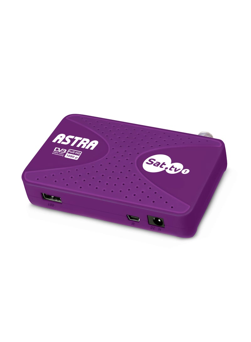 أسترا استرا SAT TV1 ريسيفر ميني HD مع 2 USB