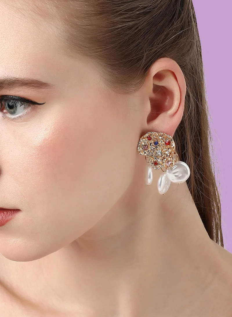 SOHI Party Artificial Drop Earring Jewellery