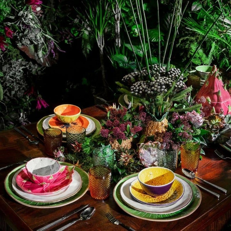 Vista Alegre Vista Alegre Bordallo Pinheiro Tropical Fruits Dessert Plate Papaya 9  - Image 3