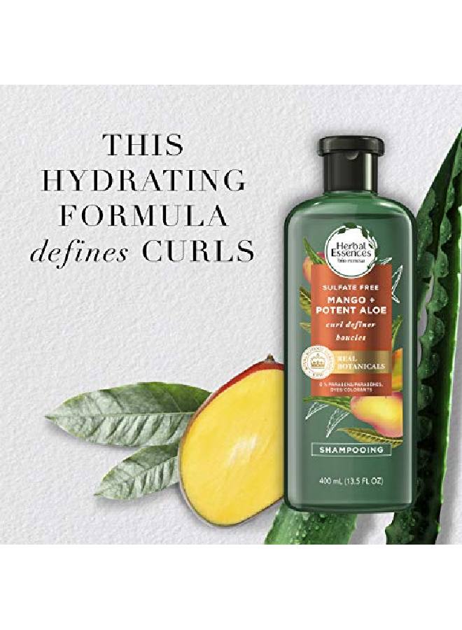 Bio: Renew Mango + Potent Aloe Sulfate Free Shampoo For Curly Hair 13.5 Fl Oz