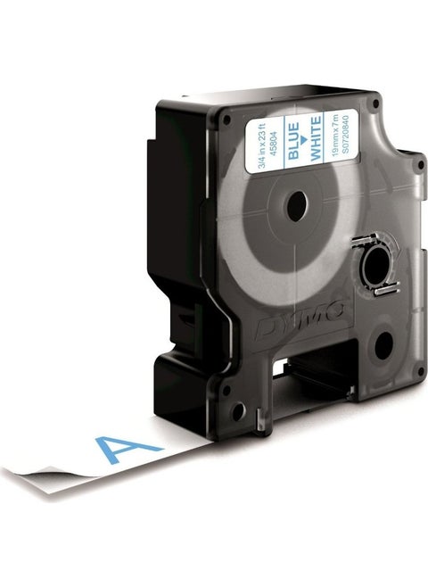 Dymo D1 Series White Label Blue 45804 19Mmx7M Ribbon