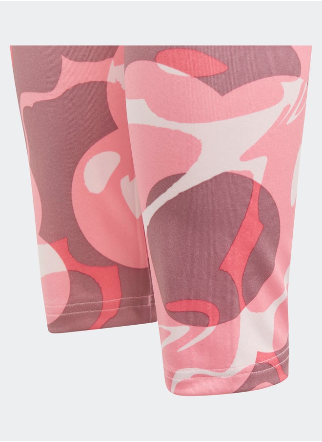 Adidas - Essentials AEROREADY Seasonal Print High-Waist 7/8 Leggings Kids - Image 1