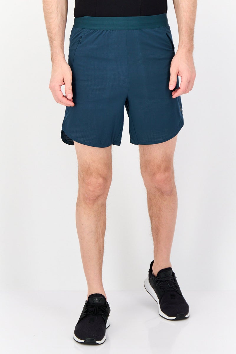 Adidas Men Sportswear Fit 7 Inseam Training Shorts, Dark Green  - Image 1
