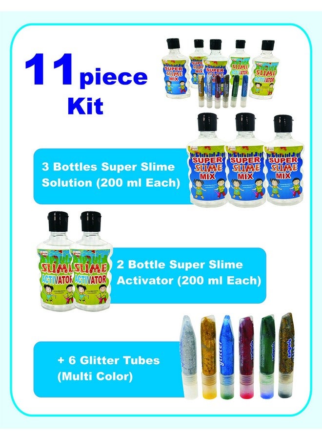StepsToDo Basic Slime Making Kit. Basic Slime Supplies Kit. Super Slime Mix. Super Slime Activator. - Image 1