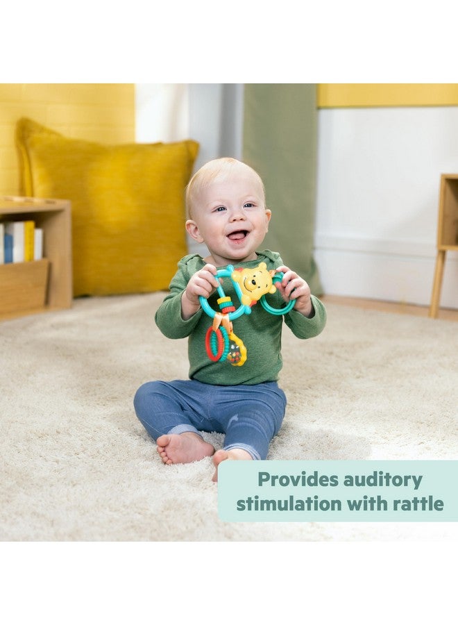 Bright Starts Disney Baby Winnie The Pooh Busy Bear Activity Toy, Unisex Stroller Toy, Newborns & Up - Image 4