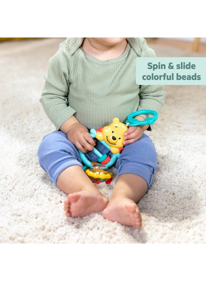 Bright Starts Disney Baby Winnie The Pooh Busy Bear Activity Toy, Unisex Stroller Toy, Newborns & Up - Image 3